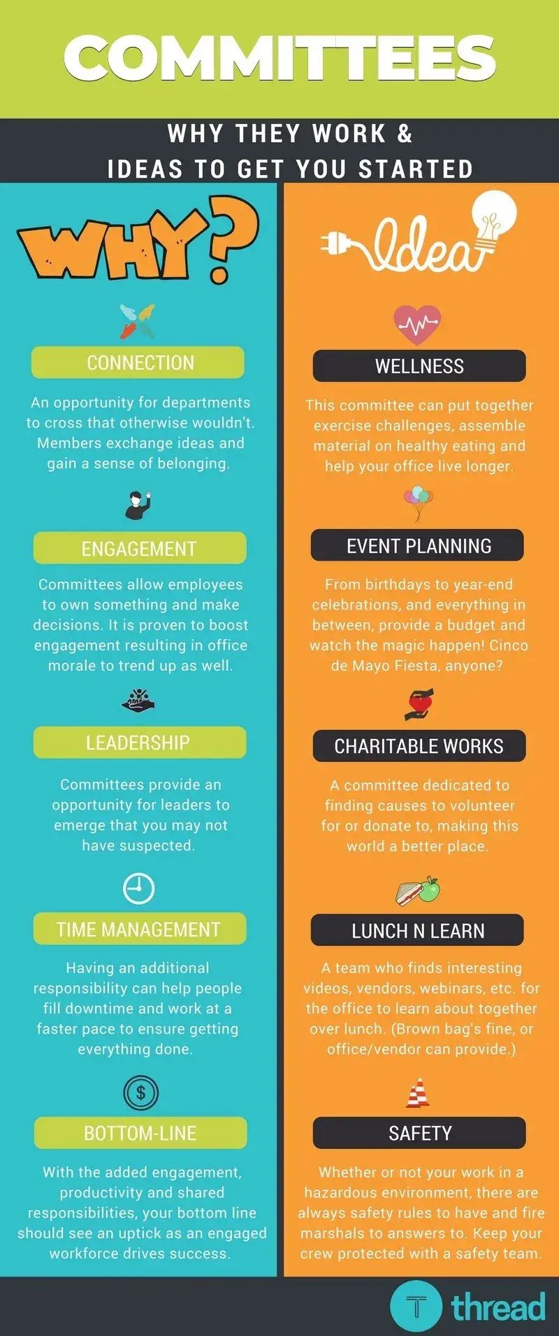 How Committees Work - infographic