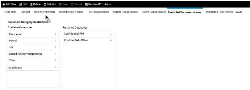 Document access- isolved