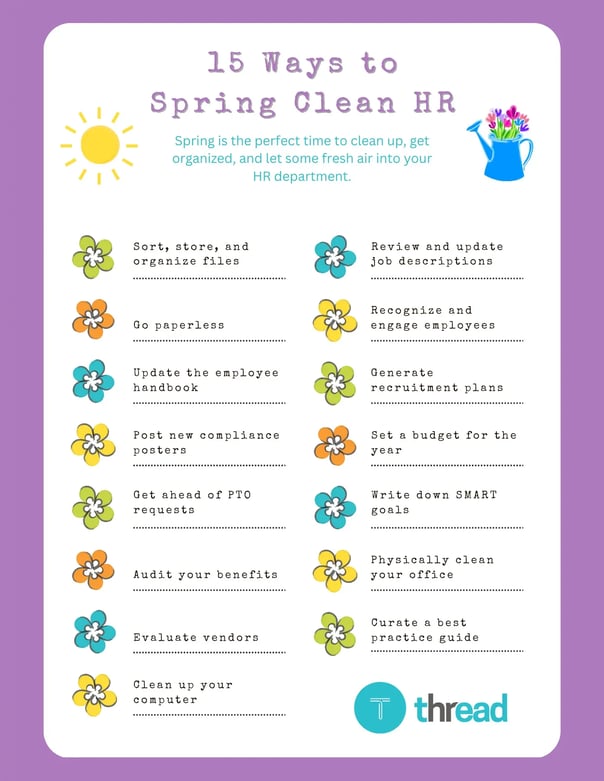 HR Spring Cleaning Checklist