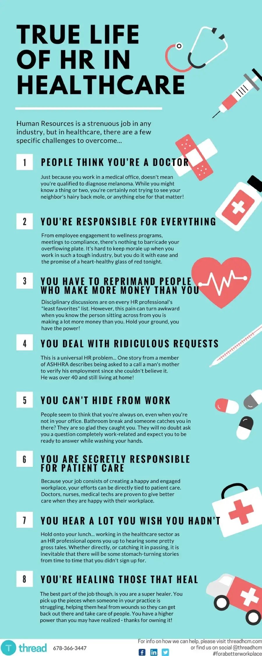 HR in Healthcare - Infographic