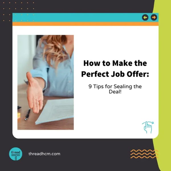 How to make the perfect job offer