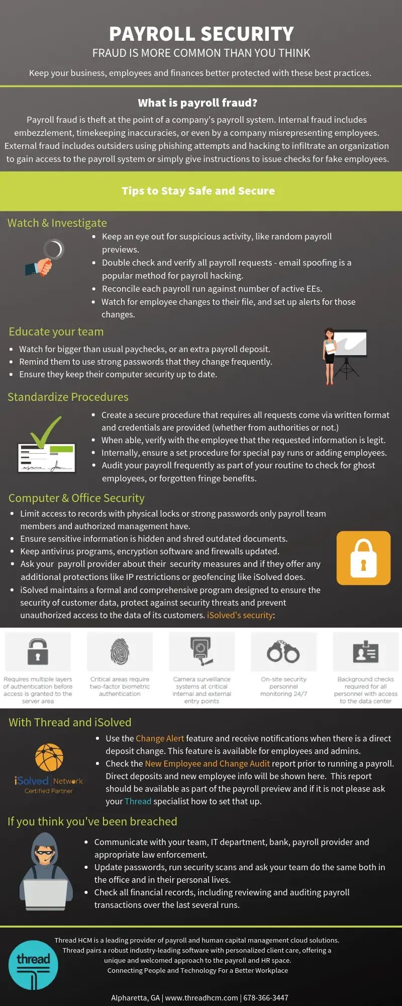 Payroll Security - Infographic