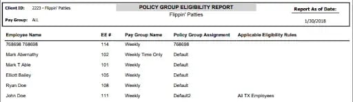 Change reports - iSolved 5.0