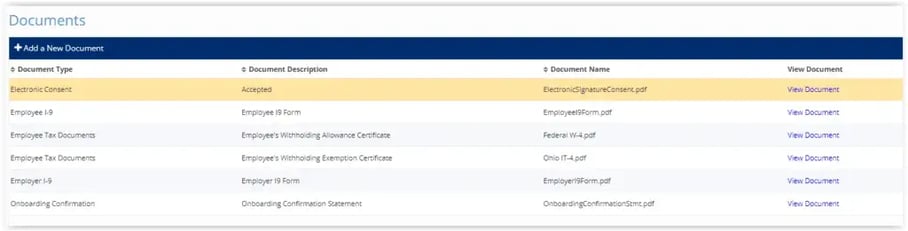 Documents in iSolved 5.0