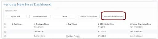 Pending new hires - iSolved 5.0.02