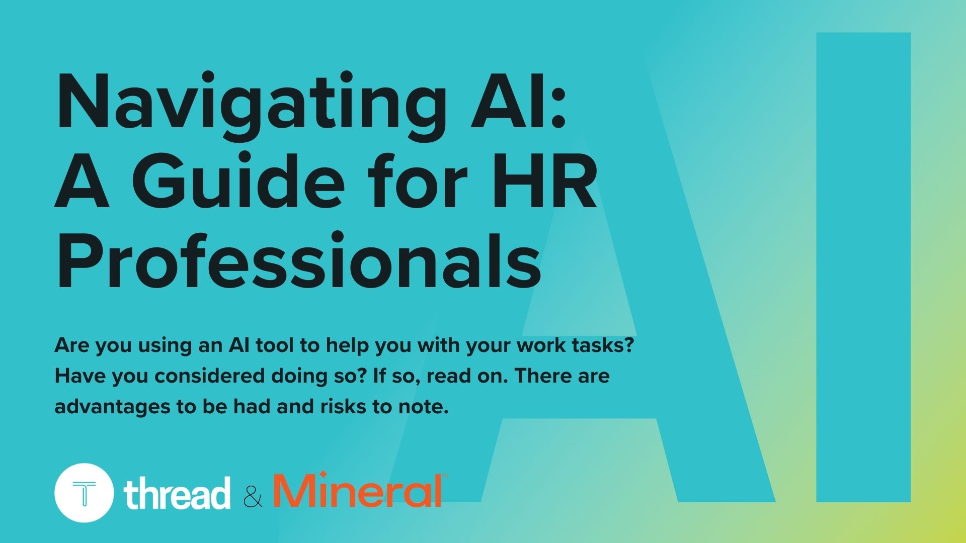 Slides: A Guide to Artificial Intelligence in Human Resources