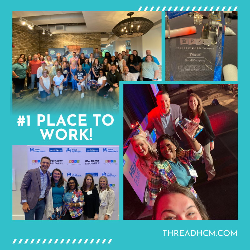 Thread Takes First Place in Atlanta’s Best Places to Work Awards 🎉